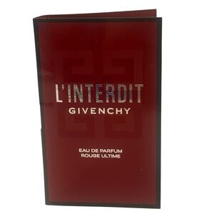GIVENCHY L'interdit Eau de Parfum Rouge‎ Ultime sample spray .03 oz / 1 ml New
